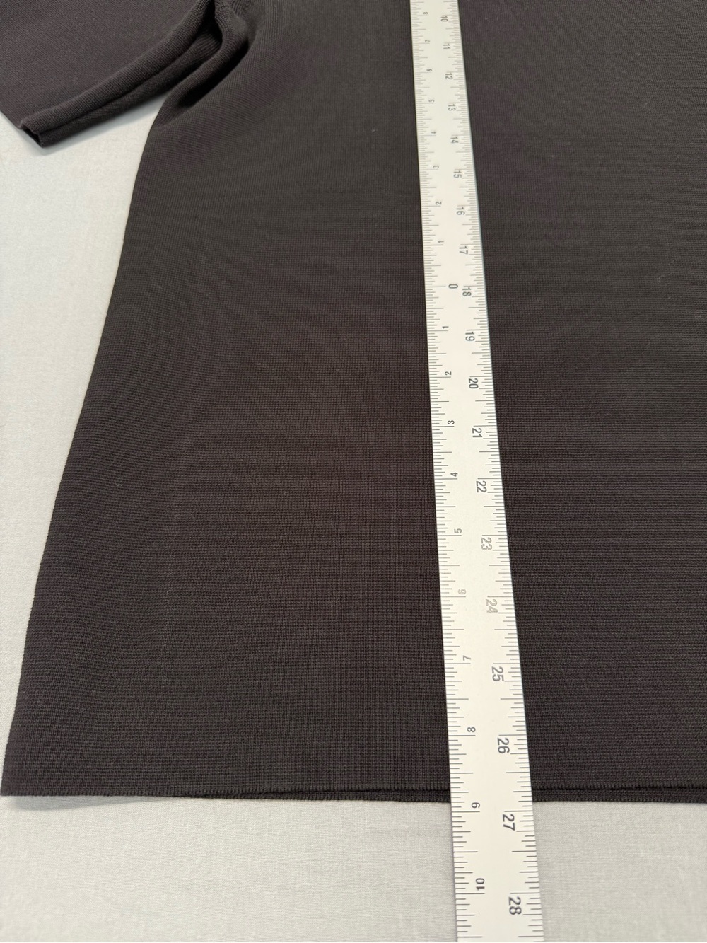 COS Black Milano-Knit Cotton Polo Shirt Top Medium - Picture 2 of 6